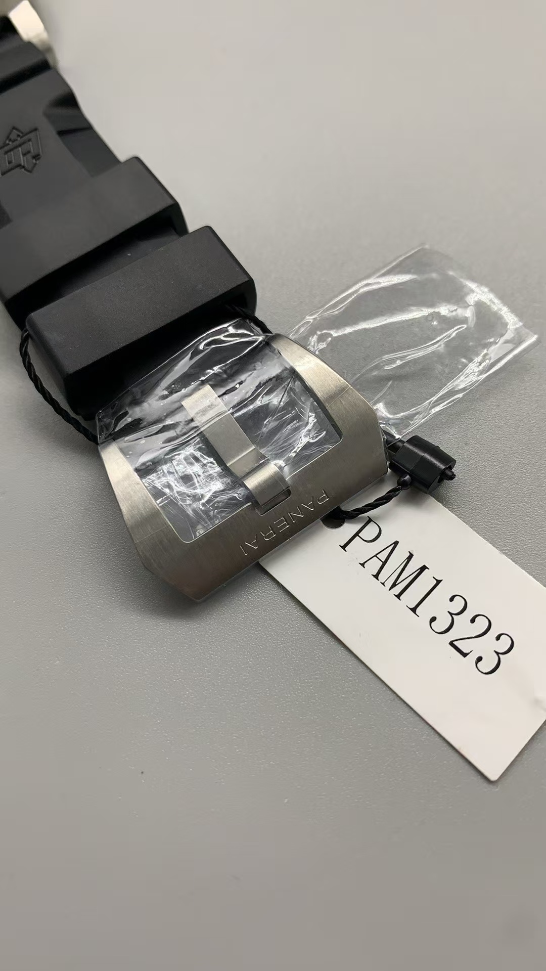 Replica PAM 1323 Panerai Submersible GMT Navy Seals Clone P.900 Movement Black Rubber Band - Image 7