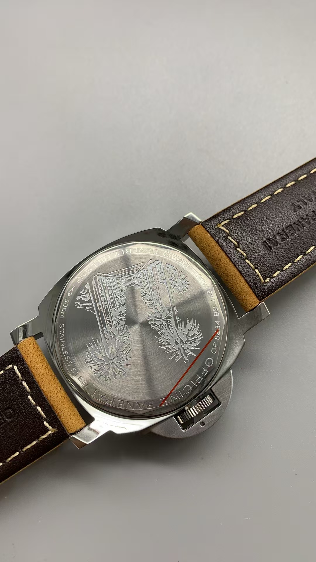 Replica PAM 416 Panerai Luminor Marina Beverly Hills Boutique Clone 6497 Movement Black Dial - Image 7